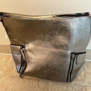 Large Metallic Soho Handbag New
